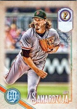 2018 Topps Gypsy Queen Missing Nameplate #17 Jeff Samardzija San Francisco Giant