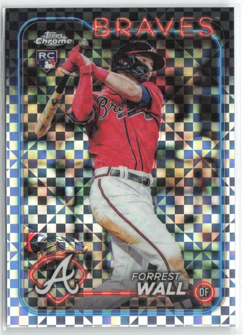 2024 Topps Chrome #176 Forrest Wall X-Fractor