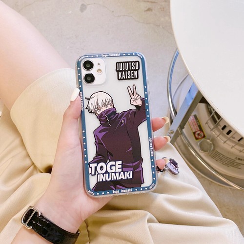 Funda protectora para teléfono Jujutsu Kaisen Gojo Satoru para iPhone con soporte colgante nueva - Imagen 8 de 15