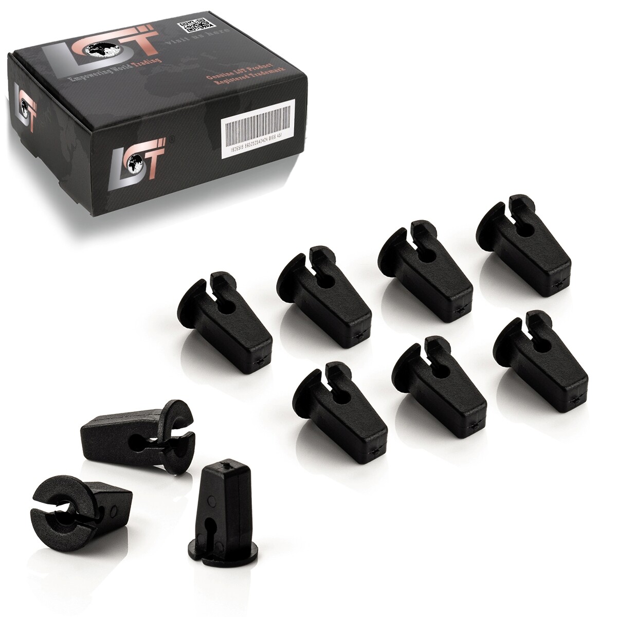 10X Spacer Nut Wheel Arch Bumper Fastening Holder For SKODA
