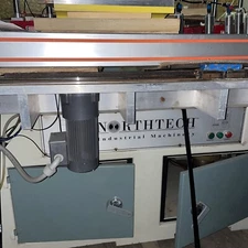 Northtech double shaper Coping Machine.  2- 10 Hp Coping Heads.  Automatic Cope