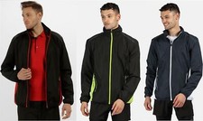 Regatta Mens Athens Tracksuit Top Zip Pocket Jacket Gym Running Reflective