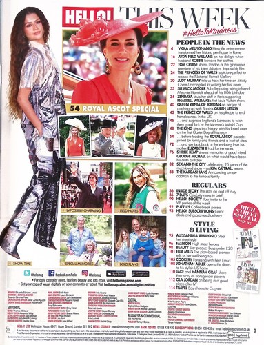Hello Uk Magazine JUL 3 2023 Kate Princess of Wales Cover Royals & Celebrities - 第 3/13 張圖片