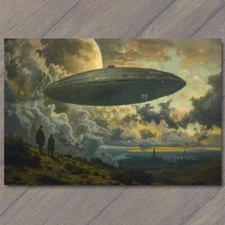 Art Print Alien God Civilization Religious Deity Ceremony Sacred Ritual Spaceshi