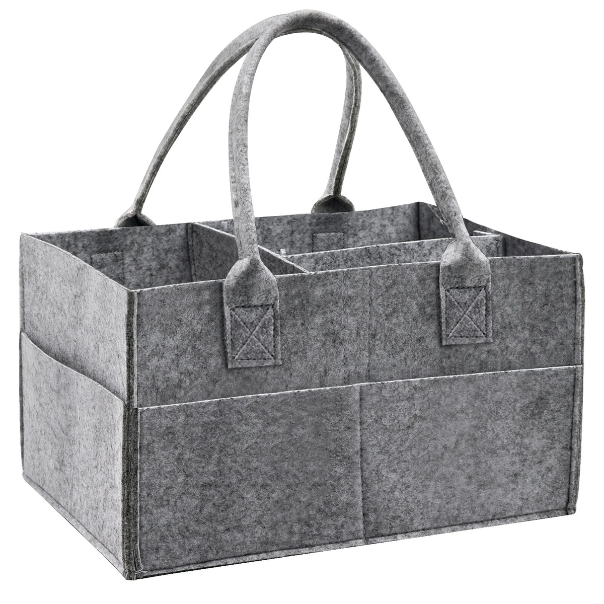 Baby Diaper Organiser Caddy Felt Changing Nappy Kids Storage