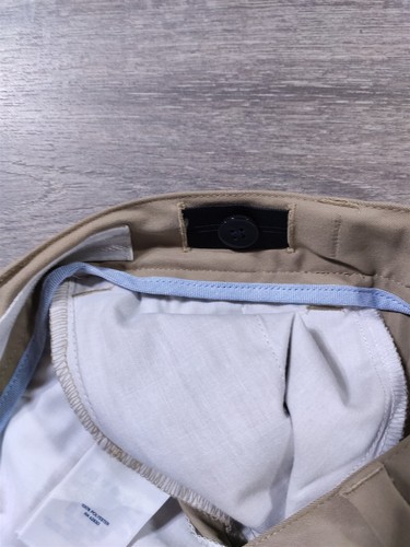 Lands End Shorts Kids Boys Size 14 Beige Bottoms Active Chino School Uniform - Picture 4 of 9