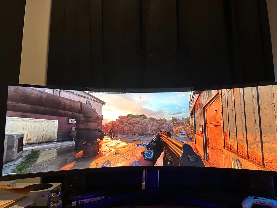 Samsung Odyssey Neo G9 49" Mini-LED Gaming Monitor - Black - Image 3 of 4