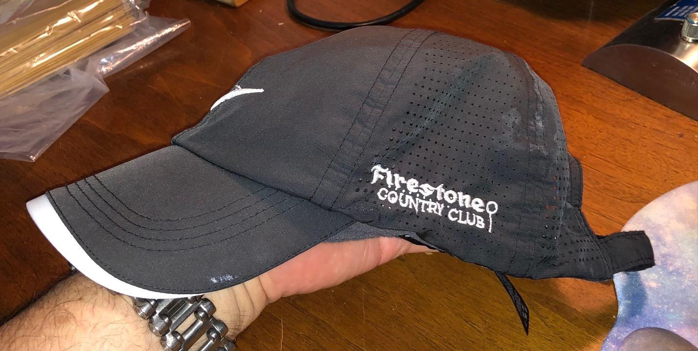 Nike Swoosh Logo Golf Gray Baseball Cap Hat Adjustabl… Gem