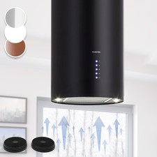 Klarstein Inselhaube 35 cm Dunstabzugshaube Umlufthaube 650 m³/h Abluft Umluft