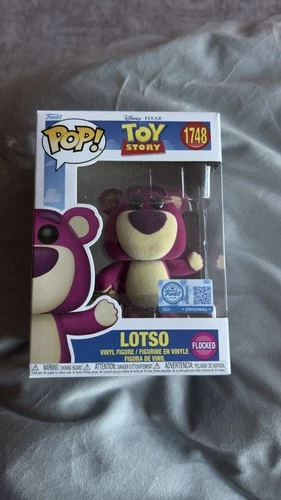 Lotso FLOCKED Funko POP! Toy Story #1748 Shipping & Protector! *in hand*