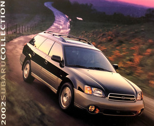 2002 SUBARU MODEL RANGE—OUTBACK/LEGACY/FORESTER/IMPREZA—U.S. SALES BROCHURE—VGC