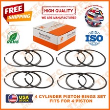 4 Set Piston Ring STD For Mitsubishi S4S S6S S4E S4E1 Engine 34417-11011 94mm