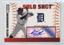 2009 Topps Unique Solo Shots Curtis Granderson #SSA-CG Auto 1f1