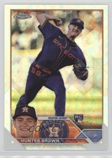 2023 Topps Chrome Logofractor Edition Hunter Brown #197 05is
