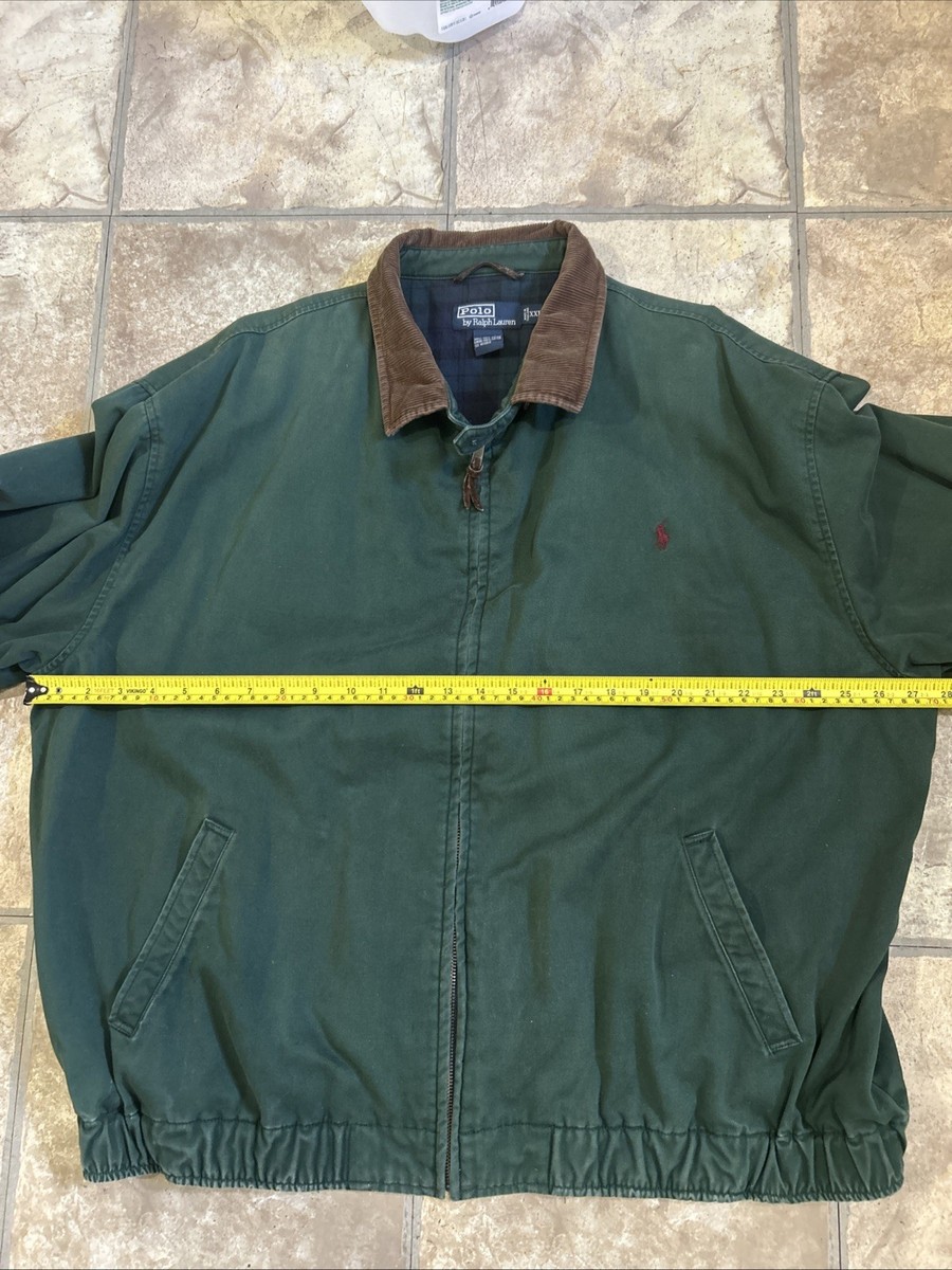 Vintage Polo Ralph Lauren Harrington Jacket 90s Sz Xxl Corduroy