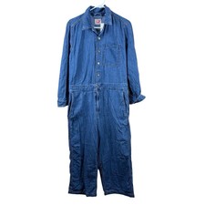 Levi's Women's Long Sleeve Heritage Jumpsuit Size XS NWT Blue Denim