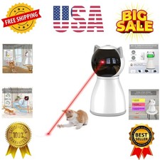 Laser Cat Toys for Indoor Cats,The 4th Generation Real Random Trajectory Moti...