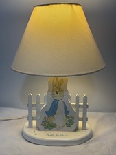 Vtg Peter Rabbit Beatrix Potter Nursery Lamp ...