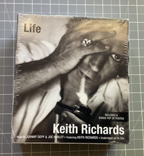 Life by Keith Richards CD Audio Book Read By Johnny Depp & Joe Hurley New/sealed