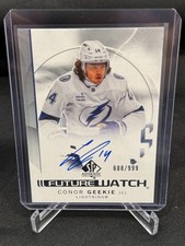 2024-25 SP Authentic Conor Geekie Rookie Future Watch Auto #/999 Tampa Bay