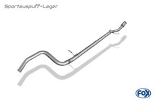 FOX Edelstahl Vorschalldämpfer-Soundrohr Peugeot 208