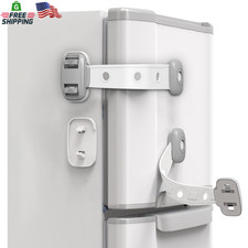 Fridge Locks,Refrigerator Door Lock,Child Proof Safety Cabinet Lock with Strong