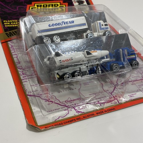 VTG Road Champs Toy Tractor Trailer Mini Rigs Good Year & NASA Space Shuttle - Picture 6 of 18