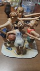 Vintage Norman Rockwell figurine “Four boys” illustrations for 1951 “Oh Yeah”
