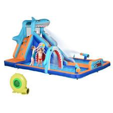 Kids Bouncy Castle Childrens Inflatable 6 in 1 Slide Pool Water Cannon Blower