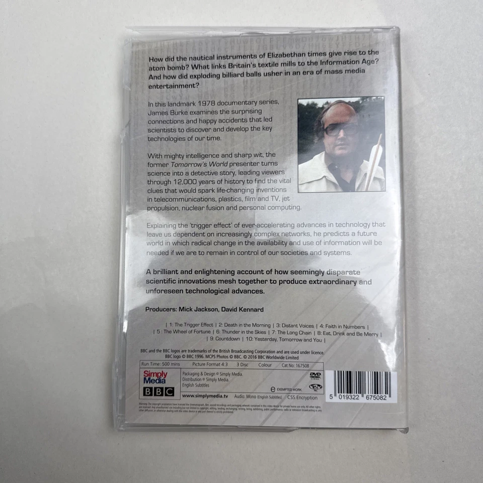 REGION 2 - Connections - James Burke  - BBC Complete Series - Case Broken - Image 2 of 4