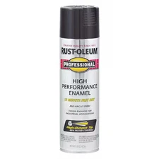 Rust-Oleum 7579838 Rust Preventative Spray Paint, Black, Gloss, Solvent, 15 Oz