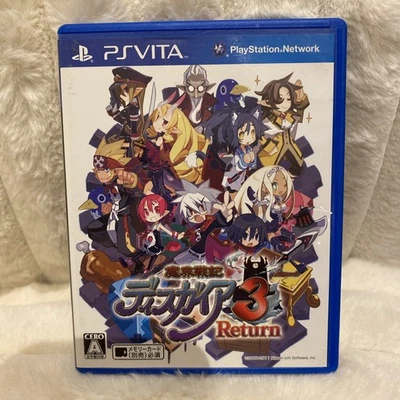 Usé Ps Vita Makai Senki Disgaea 3 Return Psv 01964 Japon Import - Photo 1/4