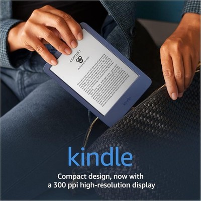 Amazon Kindle 2022 11th Gen 16GB The Lightest Most Compact With Ads Denim