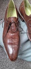  shoes Oliver Sweeney Men's Brown Leather  Shoes  made in Italy 🇮🇹 