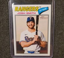 Josh Smith 2026 Topps Heritage Baseball Texas Rangers