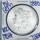 1885 BU UNCIRCULATED MORGAN SILVER DOLLAR AUTHENTIC U.S. MINT FREE SHIPPING 7229