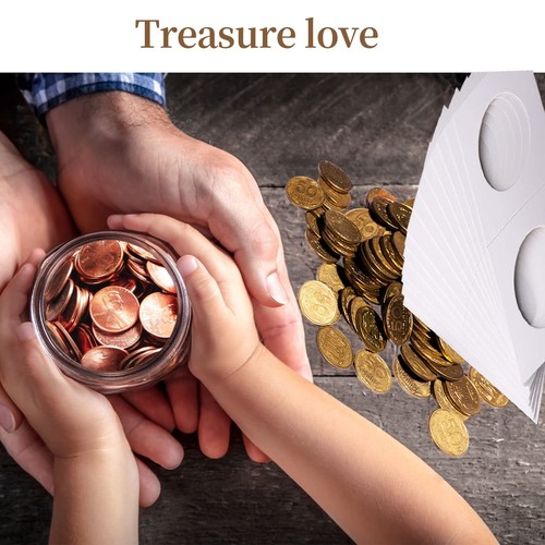 100 Pieces 2x2 Coin Holder Cardboard Coin Holder Flip Mega Assortment for Coi... - 第 6/7 張圖片