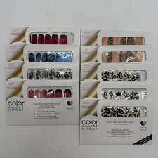 Color Street Nail Strips Halloween Sets Lot Of 9 SEALED