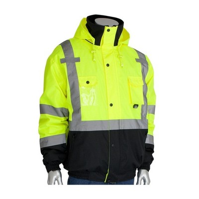 PIP 333-1770-OR/2X ANSI Class 3 Rip Stop Premium Plus Bomber Jacket