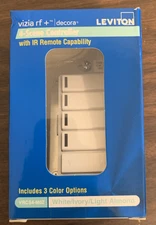 Leviton Vizia RF+ VRCS4-M0Z Decora 1 Gang 4 Scene In-wall Controller -New