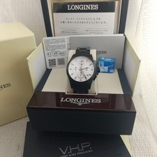 Longines Conquest VHP Chronograph Watch L3 717 2 Quartz Battery Timepiece