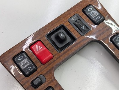 Mercedes W201 190E 190D Center Console Shifter Bezel Trim Wood