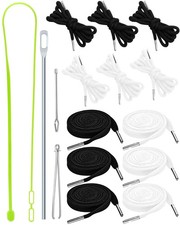 16pcs Drawstring Cord Kit with Threaders   Hoodie  Pants Repair