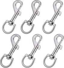 Swivel Snap Hooks, Metal Heavy Duty Dog Leash Clasp Stainless Steel, Multipur...