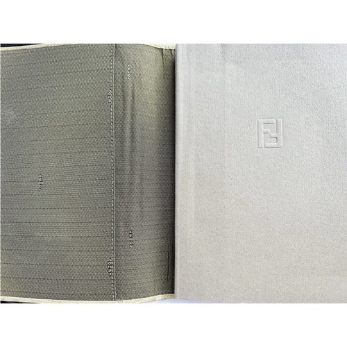 VINTAGE 90s FENDI VINI WINE TASTING NOTES JOURNAL GOLD NOTEBOOK OSTRICH LEATHER - Picture 12 of 13