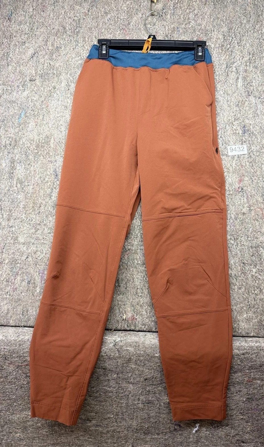 Cotopaxi Jogger Mens Pants Peformance Stretch Soft Shell Rust Orange Blue Small