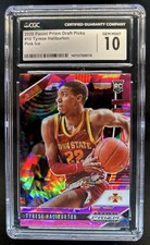 2020-21 Prizm Draft Picks Collegiate Tyrese Haliburton RC Pink Ice #10 CGC 10