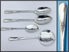 LOT of Vintage Holmes & Edwards Youth Serving Spoon 7-1/2" Tomato Server Jelly