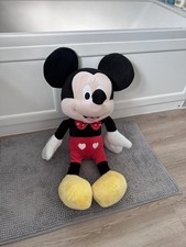 Large Jumbo 70cm Valentines Day Mickey Mouse Disney Plush Soft Toy Hearts Love