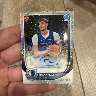 2025-26 Bowman - Chrome Autographs Cooper Flagg #BCA-CF Speckle Refractor...